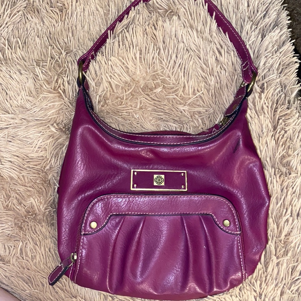 Y2K mauve shoulder bag